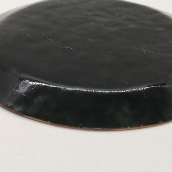 VTG Glass Enamel on Copper Plate Small - Picture 8 of 12